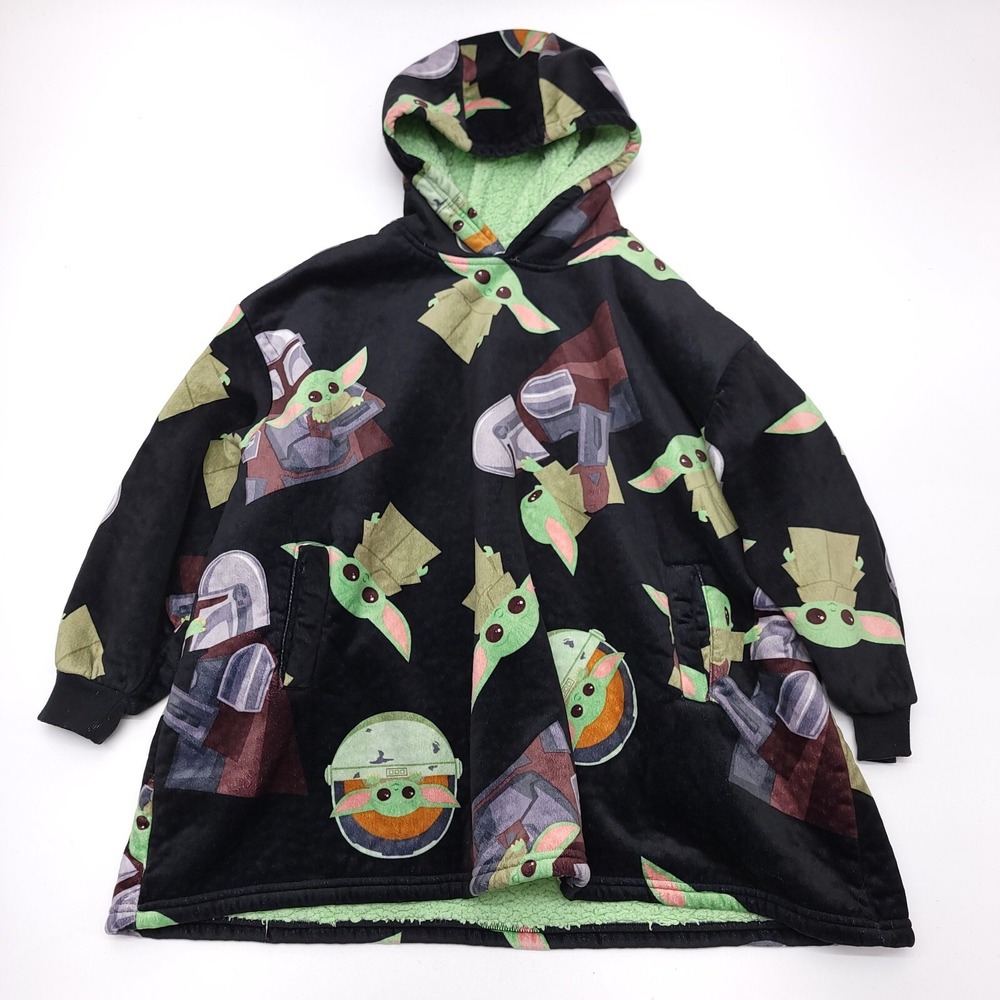 Star Wars Mandalorian Baby Yoda‎ Hoodie Sweatshirt One Size Boys Plush Lined